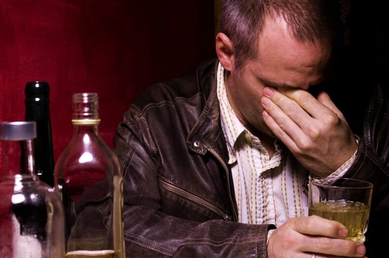 консумацията на алкохол като причина за остър простатит